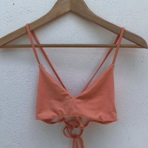 Peach Bikini Top